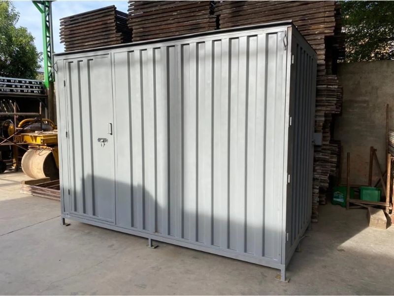 Container Depósito e Banheiro: praticidade e organização para sua obra