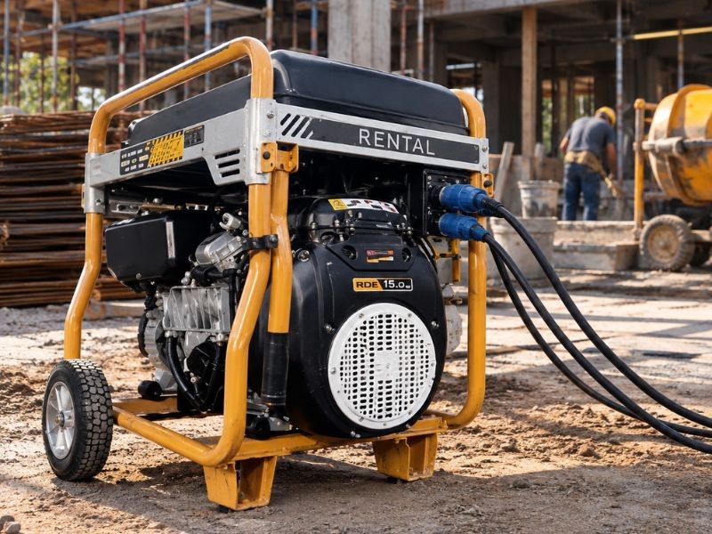 Gerador de 15 kVA para Locação: Energia Confiável para sua Obra ou Evento